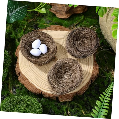 Hohopeti 16 Stück Teiliges Künstliches Vogelnest Dekoration aus Hanffasern Rustikal und Langlebig Dekorativ für Garten Ostern Hochzeit Party als Fotorequisite und Kleine Aufbewahrung Braun Hohopeti 16 Stück Teiliges Künstliches Vogelnest Dekoration aus Hanffasern Rustikal und Langlebig Dekorativ für Garten Ostern Hochzeit Party als Fotorequisite und Kleine Aufbewahrung Braun von Hohopeti