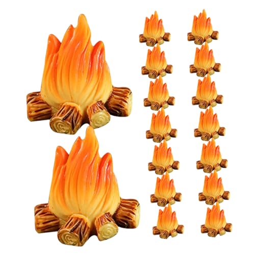 Hohopeti 16 Stück Teiliges Mini-Feuer Wetterfestem Harz Realistische Miniatur-feuerstelle für Garten Puppenhaus und DIY-mikrolandschaften Vielseitige Outdoor-Dekoration Hohopeti 16 Stück Teiliges Mini-Feuer Wetterfestem Harz Realistische Miniatur-feuerstelle für Garten Puppenhaus und DIY-mikrolandschaften Vielseitige Outdoor-Dekoration von Hohopeti