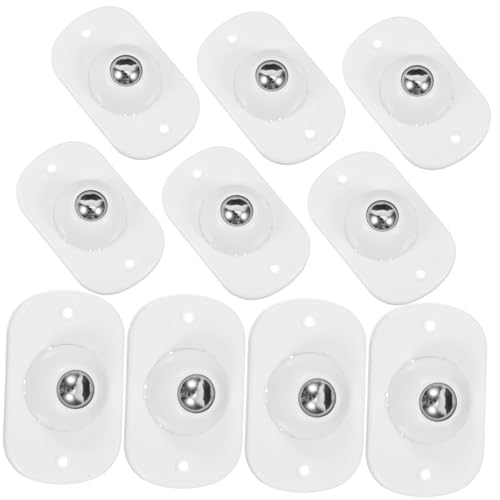 Hohopeti 16 Stück Teiliges Selbstklebender Schwenkrollen Verschleißfest Hohe Tragfähigkeit für Möbel Küchengeräte Vielseitige Drehbare Mini appliance von Hohopeti