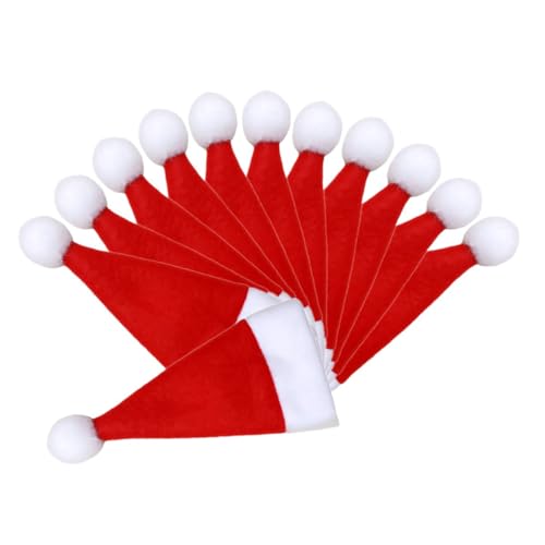 Hohopeti 16 Stück Teiliges Weihnachtsdeko mit Wiederverwendbaren Mini Weihnachtsmützen als Besteck und Flaschenabdeckung Kreative Tischdekoration für Festliche Essbereichgestaltung Hohopeti 16 Stück Teiliges Weihnachtsdeko mit Wiederverwendbaren Mini Weihnachtsmützen als Besteck und Flaschenabdeckung Kreative Tischdekoration für Festliche Essbereichgestaltung von Hohopeti