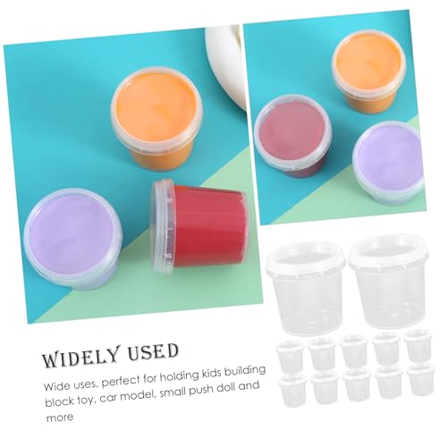 Hohopeti 18 Stück Teiliges Kleine Transparente Kunststoffbehälter mit Dicht Schließendem Deckel Mini Aufbewahrungsbox für Bastelbedarf und Schmuck Stapelbar und Auslaufsicher Volumen Hohopeti 18 Stück Teiliges Kleine Transparente Kunststoffbehälter mit Dicht Schließendem Deckel Mini Aufbewahrungsbox für Bastelbedarf und Schmuck Stapelbar und Auslaufsicher Volumen von Hohopeti