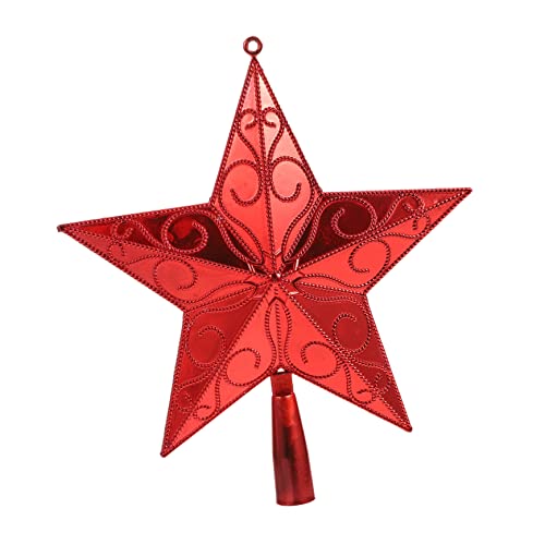 Hohopeti Handgemachter Weihnachtsbaumstern 20cm Baumkrone Weihnachtsbedarf Rot Stereoskopischer Weihnachtsbaumstern Ornament Hohopeti Handgemachter Weihnachtsbaumstern 20cm Baumkrone Weihnachtsbedarf Rot Stereoskopischer Weihnachtsbaumstern Ornament von Hohopeti
