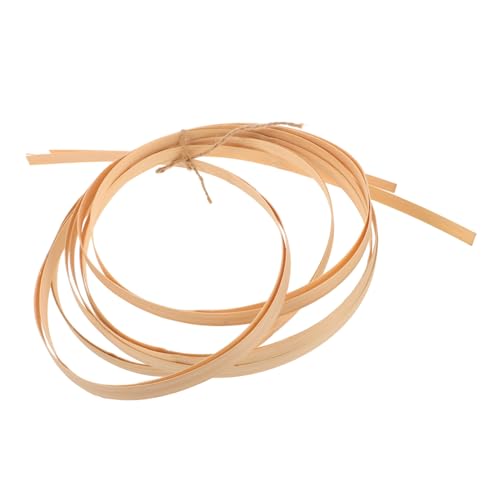 Hohopeti 2 Rollen Bambusstreifen zum Flechten Flach Langlebig Biegsam für DIY Korbherstellung Möbelreparatur Natürliche Bambusleiste Breit Stark Lang Handwerksmaterial Hohopeti 2 Rollen Bambusstreifen zum Flechten Flach Langlebig Biegsam für DIY Korbherstellung Möbelreparatur Natürliche Bambusleiste Breit Stark Lang Handwerksmaterial von Hohopeti