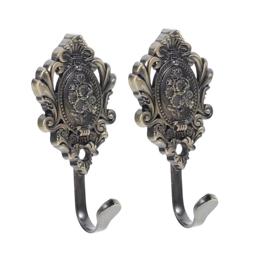 Hohopeti 2 STÜCK Vintage Metall Wandhaken Dekorative Kleiderhaken aus Robustem Zinklegierung Geprägte Jackenhaken für Mäntel Handtücher Hüte für Schlafzimmer Wohnzimmer und Flur Hohopeti 2 STÜCK Vintage Metall Wandhaken Dekorative Kleiderhaken aus Robustem Zinklegierung Geprägte Jackenhaken für Mäntel Handtücher Hüte für Schlafzimmer Wohnzimmer und Flur von Hohopeti