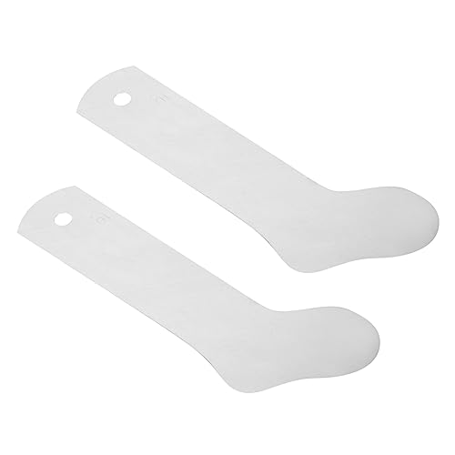 Hohopeti 2 Stücke Aluminium Sockenbrett für Sublimation Hitzepress Werkzeug zur Sockenschablonenherstellung Wiederverwendbar Leicht zu Lagern für Kunst und Handwerksprojekte von Hohopeti