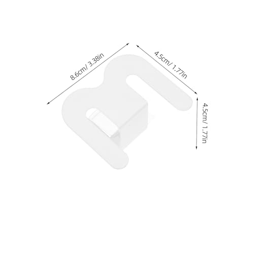 Hohopeti 2 Stück Badezimmer Hausschuhregal Hausschuhe Wandschuhregal Wandmontage Duschregal Hängendes Wandschuhregal Hausschuhe Wandregal Badezimmer Hausschuhregal Weiß Space von Hohopeti