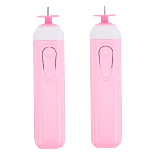 Hohopeti 2 Stück Elektrischer Quilling Stift Automatisches Schlitzpapier-rollwerkzeug für DIY Basteln Präzises Paper Quilling Tool für Detailreiche Handarbeiten ohne Batterien von Hohopeti