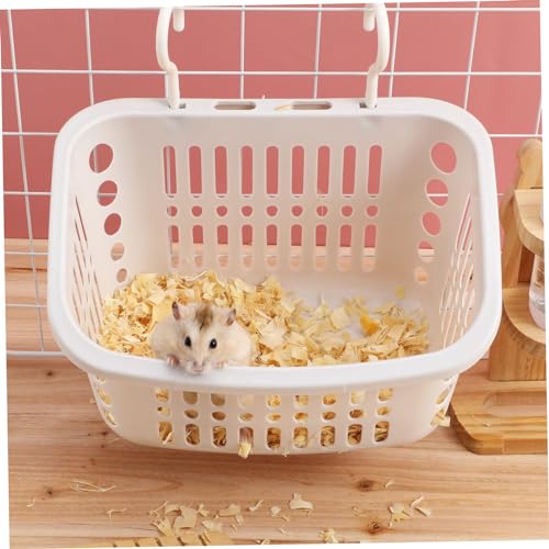 Hohopeti 2 Stück Hamster Hängematte Kunststoff Körbe mit Stabilem Haken Atmungsaktives Nest als Versteck und Schlafplatz für Kleine Nager Wie Chinchilla Ratte und Zwerghamster Einfach zu Hohopeti 2 Stück Hamster Hängematte Kunststoff Körbe mit Stabilem Haken Atmungsaktives Nest als Versteck und Schlafplatz für Kleine Nager Wie Chinchilla Ratte und Zwerghamster Einfach zu von Hohopeti
