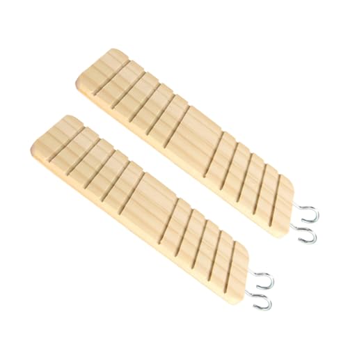Hohopeti 2 Stück Hamster Kletterleiter aus Stabilem Echtholz mit Haken Design Glatte Oberfläche Langlebig und Sicher für Zwerghamster und Kleine Haustiere Klettern Hohopeti 2 Stück Hamster Kletterleiter aus Stabilem Echtholz mit Haken Design Glatte Oberfläche Langlebig und Sicher für Zwerghamster und Kleine Haustiere Klettern von Hohopeti