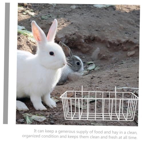 Hohopeti 2 Stück Kaninchen Heuraufe aus Eisen Praktischer Heufutterhalter für Käfige Langlebiger Sicherer Futterspender für Kaninchen und Kleine Nager Platzsparend und Leicht zu Reinigen Hohopeti 2 Stück Kaninchen Heuraufe aus Eisen Praktischer Heufutterhalter für Käfige Langlebiger Sicherer Futterspender für Kaninchen und Kleine Nager Platzsparend und Leicht zu Reinigen von Hohopeti