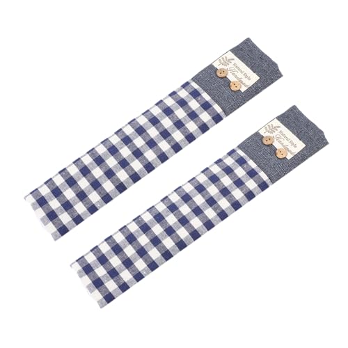 Hohopeti 2 Stück Kühlschrankgriff Schutzbezug aus Baumwolle Wärmeisolierende Griffschoner für Mikrowelle Ofen Spülmaschine Rutschfeste Abnehmbare Griffhülle für Küchengeräte von Hohopeti