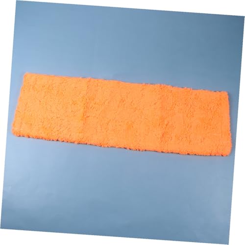 Hohopeti 2 Stück Mikrofaser Wischmopp Ersatzköpfe Ultra Saugfähige Korallenvlies Mop Pads Waschbar Robust für Glatten Böden Wie Fliesen Laminat für Haushalt und Gewerbe von Hohopeti