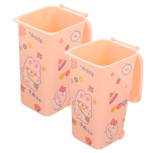 Hohopeti 2 Stück Mini Mülleimer Kunststoff Stifthalter Multifunktional Schreibtisch Organizer Büro Aufbewahrung Tischabfalleimer ohne Deckel für Büro Schlafzimmer Wohnzimmer Hohopeti 2 Stück Mini Mülleimer Kunststoff Stifthalter Multifunktional Schreibtisch Organizer Büro Aufbewahrung Tischabfalleimer ohne Deckel für Büro Schlafzimmer Wohnzimmer von Hohopeti