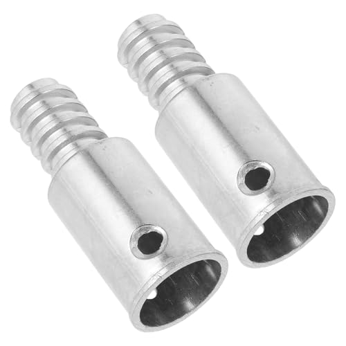 Hohopeti 2 Stück Teiliges Aluminium-gewindeverbindungsset Robuster Gewindeadapter für Besen Mopstiele aus Holz Aluminium und Vielseitig mit Schrauben Nietenbefestigung für Heimreparaturen Hohopeti 2 Stück Teiliges Aluminium-gewindeverbindungsset Robuster Gewindeadapter für Besen Mopstiele aus Holz Aluminium und Vielseitig mit Schrauben Nietenbefestigung für Heimreparaturen von Hohopeti