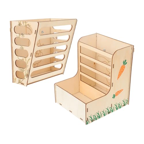 Hohopeti 2 Stück Teiliges Kleintier futterset mit Verschleißfestem Futterhalter und Schrägem Heurack Geeignet für Kaninchen Meerschweinchen Chinchillas und Kleine Haustiere Langlebig und Hohopeti 2 Stück Teiliges Kleintier futterset mit Verschleißfestem Futterhalter und Schrägem Heurack Geeignet für Kaninchen Meerschweinchen Chinchillas und Kleine Haustiere Langlebig und von Hohopeti