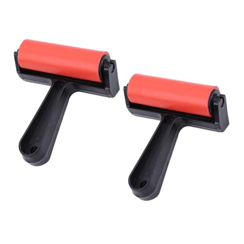 Hohopeti 2 Stück Teiliges Kunststoff Stamping Brayers Diamond Printmaking Rollers mit Ergonomischem Griff Robust Einfach zu Reinigen für DIY Diamantmalerei und Bastelprojekte Hohopeti 2 Stück Teiliges Kunststoff Stamping Brayers Diamond Printmaking Rollers mit Ergonomischem Griff Robust Einfach zu Reinigen für DIY Diamantmalerei und Bastelprojekte von Hohopeti