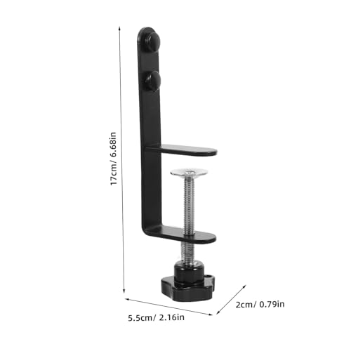 Hohopeti 2 Stück Teiliges Robustes Tischhalterungs Eisen mit Klemmfunktion für Lochwand Montage Stabiler Desktop halter für Werkstatt Büro und Heim Einfache Installation Modernes Design Hohopeti 2 Stück Teiliges Robustes Tischhalterungs Eisen mit Klemmfunktion für Lochwand Montage Stabiler Desktop halter für Werkstatt Büro und Heim Einfache Installation Modernes Design von Hohopeti