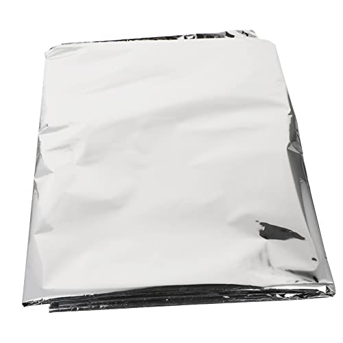 Hohopeti 2 Stück Teiliges Silbernes Tischdekor aus Wasserfester Pet Folie mit Glänzender Goldfolie Vielseitige Party Tischdecke und DIY Verpackung Schützend gegen Flecken und Kratzer Hohopeti 2 Stück Teiliges Silbernes Tischdekor aus Wasserfester Pet Folie mit Glänzender Goldfolie Vielseitige Party Tischdecke und DIY Verpackung Schützend gegen Flecken und Kratzer von Hohopeti