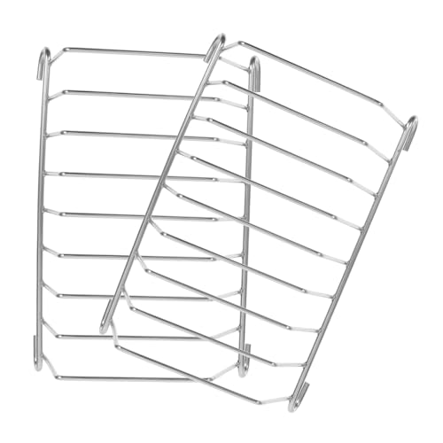 Hohopeti 2 Stück Teiliges Toast Rack Hitzebeständig Praktischer Brotständer für Küche für Toast Muffins und Bagels Platzsparend und Leicht zu Reinigen von Hohopeti