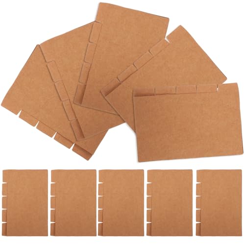 Hohopeti 20 Sätze Papierregister aus Kraftpapier Langlebige Oxford Indexkarten Trennblätter Beschreibbare Ordner register für Büro Schule und Notizbücher zur Praktischen Organisation von Hohopeti