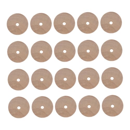 Hohopeti 20 Stück Teiliges Miniatur Holzräder aus Naturbelassenem Holz Flache Kleine Holzräder für Bastelarbeiten und Modellbau Vielseitige DIY Zubehörteile für Kreative Handwerksprojekte Hohopeti 20 Stück Teiliges Miniatur Holzräder aus Naturbelassenem Holz Flache Kleine Holzräder für Bastelarbeiten und Modellbau Vielseitige DIY Zubehörteile für Kreative Handwerksprojekte von Hohopeti