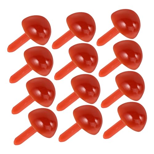 Hohopeti 200 Stück Mini Kunststoff Nasen für Häkeltiere DIY Basteln Dreieckige Sicherheitsnasen für Kuscheltiere Plüschtiere Bastelzubehör für Handgemachte Stofftiere von Hohopeti