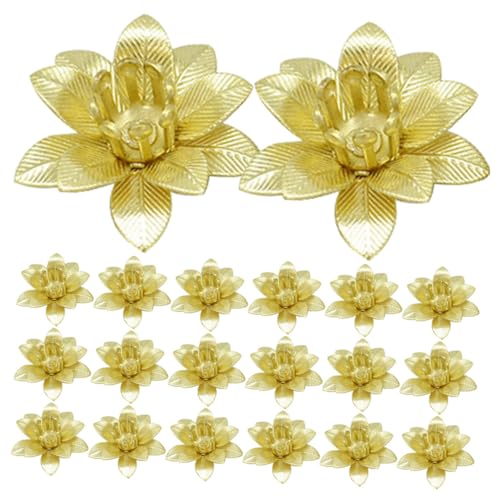 Hohopeti Kupfer Blumen Haarnadel Perlen 20pcs Schmuck Spacer Perlen Set von Hohopeti