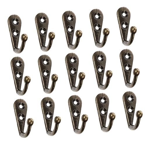 Hohopeti 24 Stück Teiliges Vintage Wandhaken Retro Garderobenhaken aus Platzsparende Einzelhaken für Jacken Handtücher Schlüssel in Bronze Vielseitig für Bad Küche Schlafzimmer Geeignet Hohopeti 24 Stück Teiliges Vintage Wandhaken Retro Garderobenhaken aus Platzsparende Einzelhaken für Jacken Handtücher Schlüssel in Bronze Vielseitig für Bad Küche Schlafzimmer Geeignet von Hohopeti