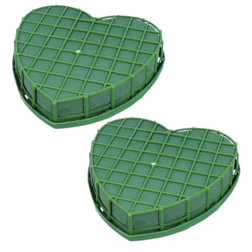 Hohopeti 2Stücke Hochzeits Blumen Anordnung Basis Mud Sauger DIY Blumensteckschaum für Hochzeitsdekoration mit Saugnapf für Hochzeitsautos und Romantische Anlässe von Hohopeti