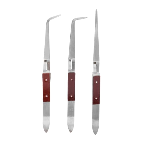 Hohopeti 3 Stück Automatische Rückstell Pinzette Präzisions Lötpinzette mit Gebogenen Metallspitzen für Schmuckherstellung Präzise Handwerkskunst Vielseitig Leicht und Komfortabel Hohopeti 3 Stück Automatische Rückstell Pinzette Präzisions Lötpinzette mit Gebogenen Metallspitzen für Schmuckherstellung Präzise Handwerkskunst Vielseitig Leicht und Komfortabel von Hohopeti
