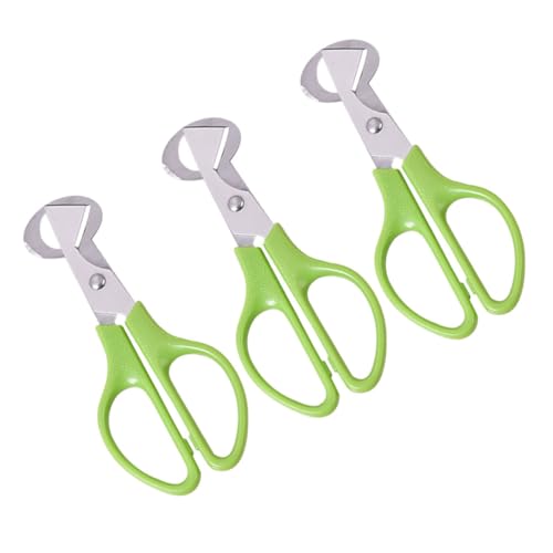 Hohopeti 3 Stück Edelstahl Wachteleier Schere mit Gebogenem Griff Ergonomisch und Kraftsparend Küchenwerkzeug für Gekochte Eier und Harte Schalen Entferner für Haushalt und Gastronomie Hohopeti 3 Stück Edelstahl Wachteleier Schere mit Gebogenem Griff Ergonomisch und Kraftsparend Küchenwerkzeug für Gekochte Eier und Harte Schalen Entferner für Haushalt und Gastronomie von Hohopeti