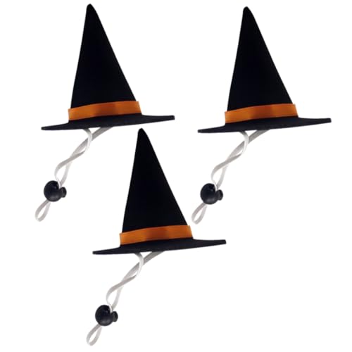Hohopeti 3 Stück Halloween Haustier Hexenhut Verstellbare Innendurchmesser Weicher Hautfreundlicher Zauberer Hut für Katzen und Kleine Hunde Langlebig Bequem für Partydekoration Hohopeti 3 Stück Halloween Haustier Hexenhut Verstellbare Innendurchmesser Weicher Hautfreundlicher Zauberer Hut für Katzen und Kleine Hunde Langlebig Bequem für Partydekoration von Hohopeti