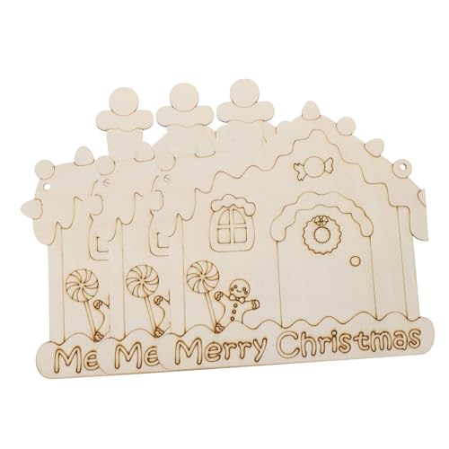 Hohopeti 3 Stück Holzformen Weihnachten – Zum Aufhängen Schild Kranz Hausdekor Seil DIY Unfertige Ornamente Bemalbar Blanko Zum Aufhängen Malen Ausschnitte Dekoration Malen Hohopeti 3 Stück Holzformen Weihnachten – Zum Aufhängen Schild Kranz Hausdekor Seil DIY Unfertige Ornamente Bemalbar Blanko Zum Aufhängen Malen Ausschnitte Dekoration Malen von Hohopeti