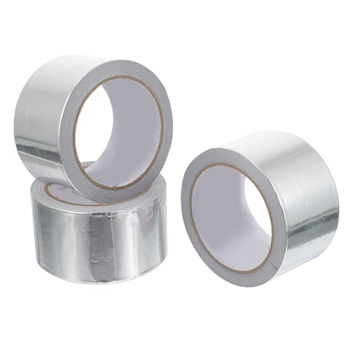 Hohopeti 3 Stück Teiliges Wasserdichtes Aluminiumfolie Reparaturband Selbstklebend für Wand Dachabdichtung Nahtloses Dichtungs Rissfüllband für Heimwerker und Rohrisolierung Hohopeti 3 Stück Teiliges Wasserdichtes Aluminiumfolie Reparaturband Selbstklebend für Wand Dachabdichtung Nahtloses Dichtungs Rissfüllband für Heimwerker und Rohrisolierung von Hohopeti
