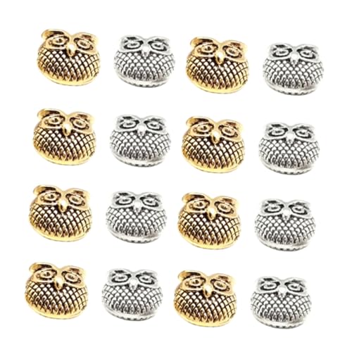 Hohopeti 30 Stück Teiliges Eulen zinklegierung Zwischenperlen für Schmuckherstellung Langlebig und Dekorativ Lose Perlen zum Auffädeln für Armbänder Halsketten DIY Charms Hohopeti 30 Stück Teiliges Eulen zinklegierung Zwischenperlen für Schmuckherstellung Langlebig und Dekorativ Lose Perlen zum Auffädeln für Armbänder Halsketten DIY Charms von Hohopeti