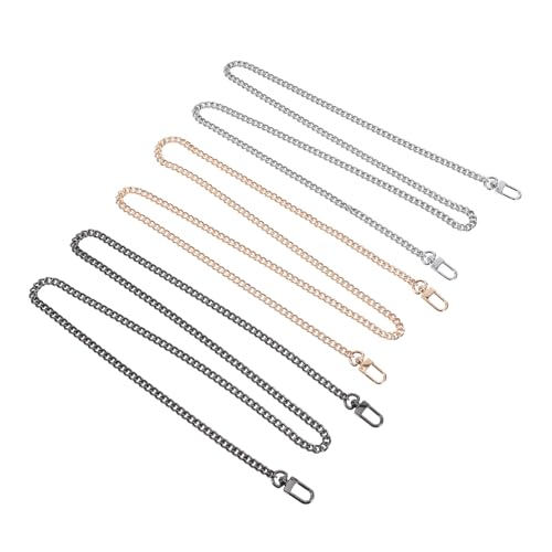 Hohopeti 3stücke Geldbörsenkettenriemen Langer Schultergurt Metall-Taschen-dekorationskette Für Damen-geldbörsen Clutches Und Umhängetaschen Mit Schnalle Langlebig Und Einfach Zu Hohopeti 3stücke Geldbörsenkettenriemen Langer Schultergurt Metall-Taschen-dekorationskette Für Damen-geldbörsen Clutches Und Umhängetaschen Mit Schnalle Langlebig Und Einfach Zu von Hohopeti