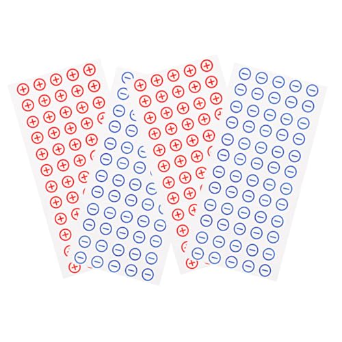 Hohopeti 4 Blätter Selbstklebende PVC Batteriepol Aufkleber Rot Blau Polungskennzeichnung für Elektrische Anschlüsse Langlebig Vielseitig für Batterien und Sicherungskasten Hohopeti 4 Blätter Selbstklebende PVC Batteriepol Aufkleber Rot Blau Polungskennzeichnung für Elektrische Anschlüsse Langlebig Vielseitig für Batterien und Sicherungskasten von Hohopeti
