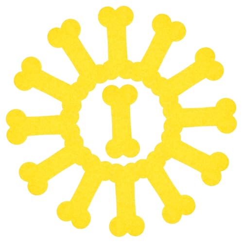 Hohopeti 4 Packungen Pack Gelbes Hundeknochen Förmiges Haustier Seelenpapier für Tiergedenken und Trauerrituale Umweltfreundliches Opferpapier für Hunde Andenken Geeignet für von Hohopeti