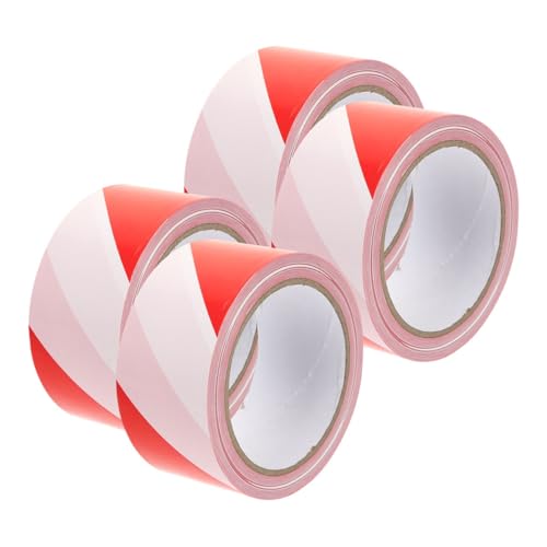 Hohopeti 4 Rollen Absperrband Rot Weiß Gestreift PE Warnband ohne Kleber Sicherheitsband Absperrung für Baustellen Veranstaltungen Gefahrenmarkierung Leicht Entfernbar Hohopeti 4 Rollen Absperrband Rot Weiß Gestreift PE Warnband ohne Kleber Sicherheitsband Absperrung für Baustellen Veranstaltungen Gefahrenmarkierung Leicht Entfernbar von Hohopeti