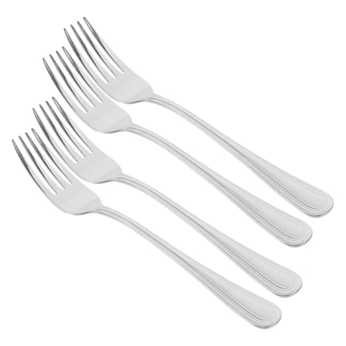 Hohopeti 4 Stck Teiliges Edelstahl gabel Langlebige Metall gabeln mit Klassischem Design Rostfrei Spülmaschinenfest Geeignet für Dessert Dinner Haushalt und Restaurantgebrauch Hohopeti 4 Stck Teiliges Edelstahl gabel Langlebige Metall gabeln mit Klassischem Design Rostfrei Spülmaschinenfest Geeignet für Dessert Dinner Haushalt und Restaurantgebrauch von Hohopeti