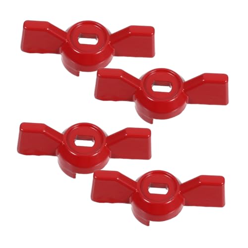 Hohopeti 4 Stück Kugelhahn Schmetterlingsgriff Ersatz Hebelgriff Einfache Montage Langlebig Kompatibel für Außenwasserhahn Gartenventil Absperrventil Hohopeti 4 Stück Kugelhahn Schmetterlingsgriff Ersatz Hebelgriff Einfache Montage Langlebig Kompatibel für Außenwasserhahn Gartenventil Absperrventil von Hohopeti