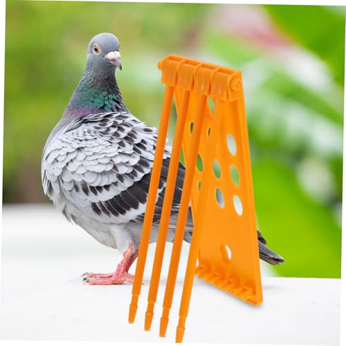 Hohopeti 4 Stück Kunststoff Tauben Fußringhalter Pigeon Leg Ring Stand Vogel Beinband Organizer für Tauben Papageien Hühner und Wachteln Robustes Trainingsgestell für Hohopeti 4 Stück Kunststoff Tauben Fußringhalter Pigeon Leg Ring Stand Vogel Beinband Organizer für Tauben Papageien Hühner und Wachteln Robustes Trainingsgestell für von Hohopeti