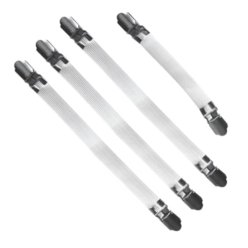 Hohopeti 4 Stück Teiliges Elastisches Bügelbrett Clips mit Sicherem Halt Verstellbare Spanngurte für Bügeltischbezug Bettlaken Tischdecken und Polster Vielseitig und Langlebig Hohopeti 4 Stück Teiliges Elastisches Bügelbrett Clips mit Sicherem Halt Verstellbare Spanngurte für Bügeltischbezug Bettlaken Tischdecken und Polster Vielseitig und Langlebig von Hohopeti