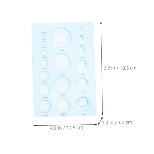 Hohopeti 4 Stück Teiliges Quilling Werkzeug Halbkugel Papier Bastelvorlagen Transparent Blau Langlebig Präzise DIY Papier Quilling Zubehör für Blumen und Blumentöpfe Hohopeti 4 Stück Teiliges Quilling Werkzeug Halbkugel Papier Bastelvorlagen Transparent Blau Langlebig Präzise DIY Papier Quilling Zubehör für Blumen und Blumentöpfe von Hohopeti