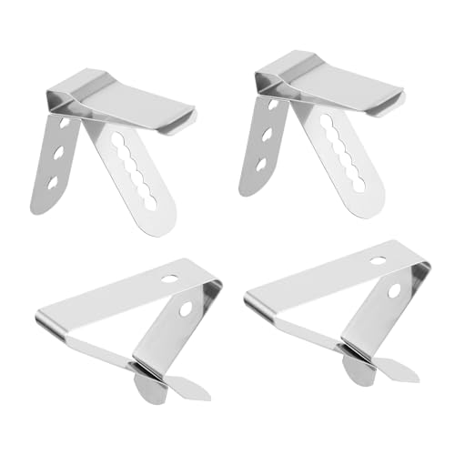 Hohopeti 4 Stück Teiliges Thermometer Clips aus Robuste Klemmen für Grill und Küche für Präzise Temperaturmessungen von und Braten von Hohopeti