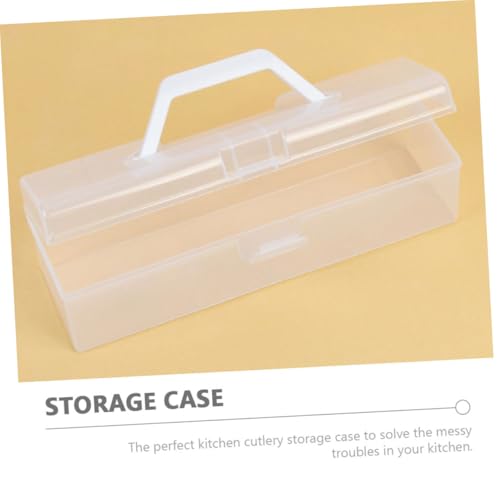 Hohopeti 4 Stück Teiliges Transparentes Besteck Aufbewahrungsbox Tragbare Küchenutensilien Organizer mit Sichtfenster Eleganter Aufbewahrungsbehälter für Gabeln Stäbchen und Löffel Hohopeti 4 Stück Teiliges Transparentes Besteck Aufbewahrungsbox Tragbare Küchenutensilien Organizer mit Sichtfenster Eleganter Aufbewahrungsbehälter für Gabeln Stäbchen und Löffel von Hohopeti