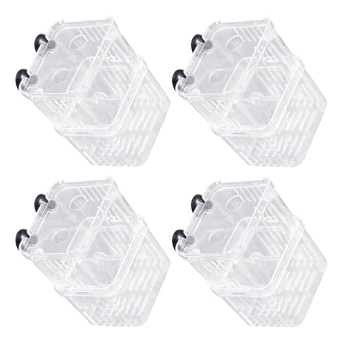 Hohopeti 4 Teilige Trennwand Doppelte Aggressive Laichisolierung Saugnapf Schwimmende Tasse Verletzter Guppy Inkubator Züchternetz Brutbecher Betta Transparent – Aquarium Hohopeti 4 Teilige Trennwand Doppelte Aggressive Laichisolierung Saugnapf Schwimmende Tasse Verletzter Guppy Inkubator Züchternetz Brutbecher Betta Transparent – Aquarium von Hohopeti