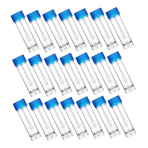 Hohopeti 40 Stück Bequemer Probensammler Stuhlbecher Probenbehälter Probenbecher mit Deckel Stuhlprobenbecher Stuhlsammelbehälter stuhlprobe topf Probenentnahmebecher Transparent von Hohopeti