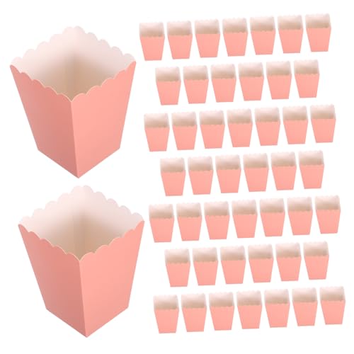 Hohopeti 48 Stück Faltbare Popcornboxen in Kindersichere Snackdosen für Jungen und Mädchen Vielseitige Snackbehälter für Partys Kinoabende und Outdoor Snacks von Hohopeti