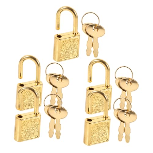 Hohopeti 5 Sätze Teiliges Metall vorhängeschloss Schlüssel Stabiles Piraten schatzkisten zubehör für Holztruhen Schmuckkästchen Taschen und Schränke Leicht und Dekorativ Hohopeti 5 Sätze Teiliges Metall vorhängeschloss Schlüssel Stabiles Piraten schatzkisten zubehör für Holztruhen Schmuckkästchen Taschen und Schränke Leicht und Dekorativ von Hohopeti